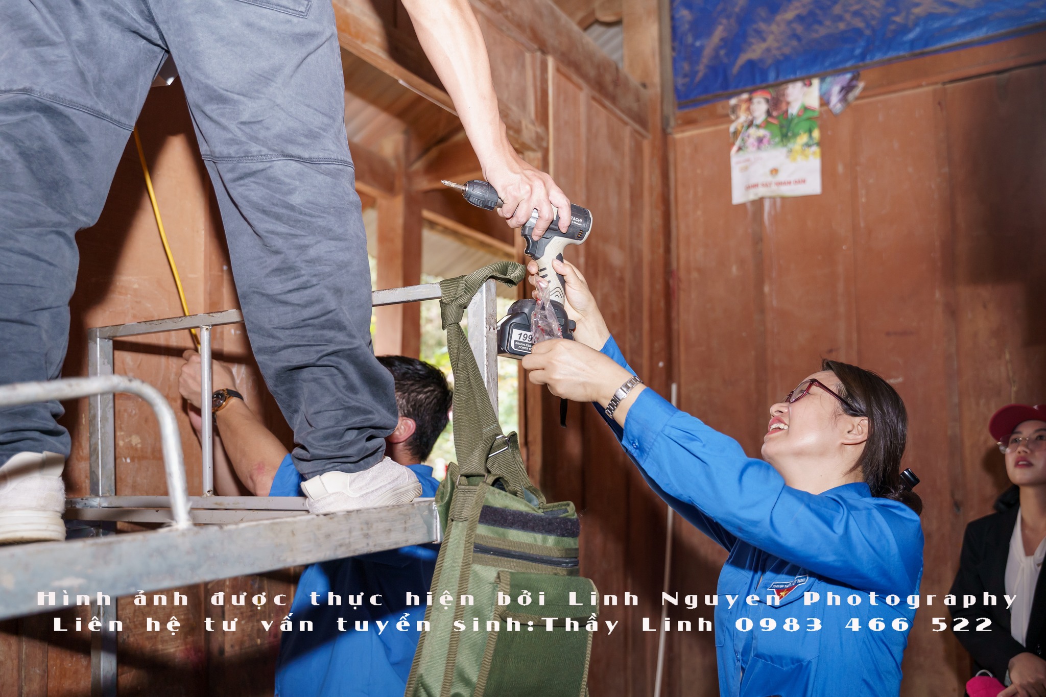 Sửa chữa, lắp điện cho ký túc xá học sinh trường TH&THCS Nậm Càn, Kỳ Sơn